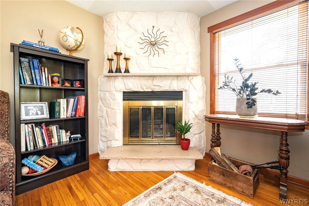 3373 Old Lakeview Road Hamburg, NY 14075 - Photo 5 of 40 stone wood burning fireplace