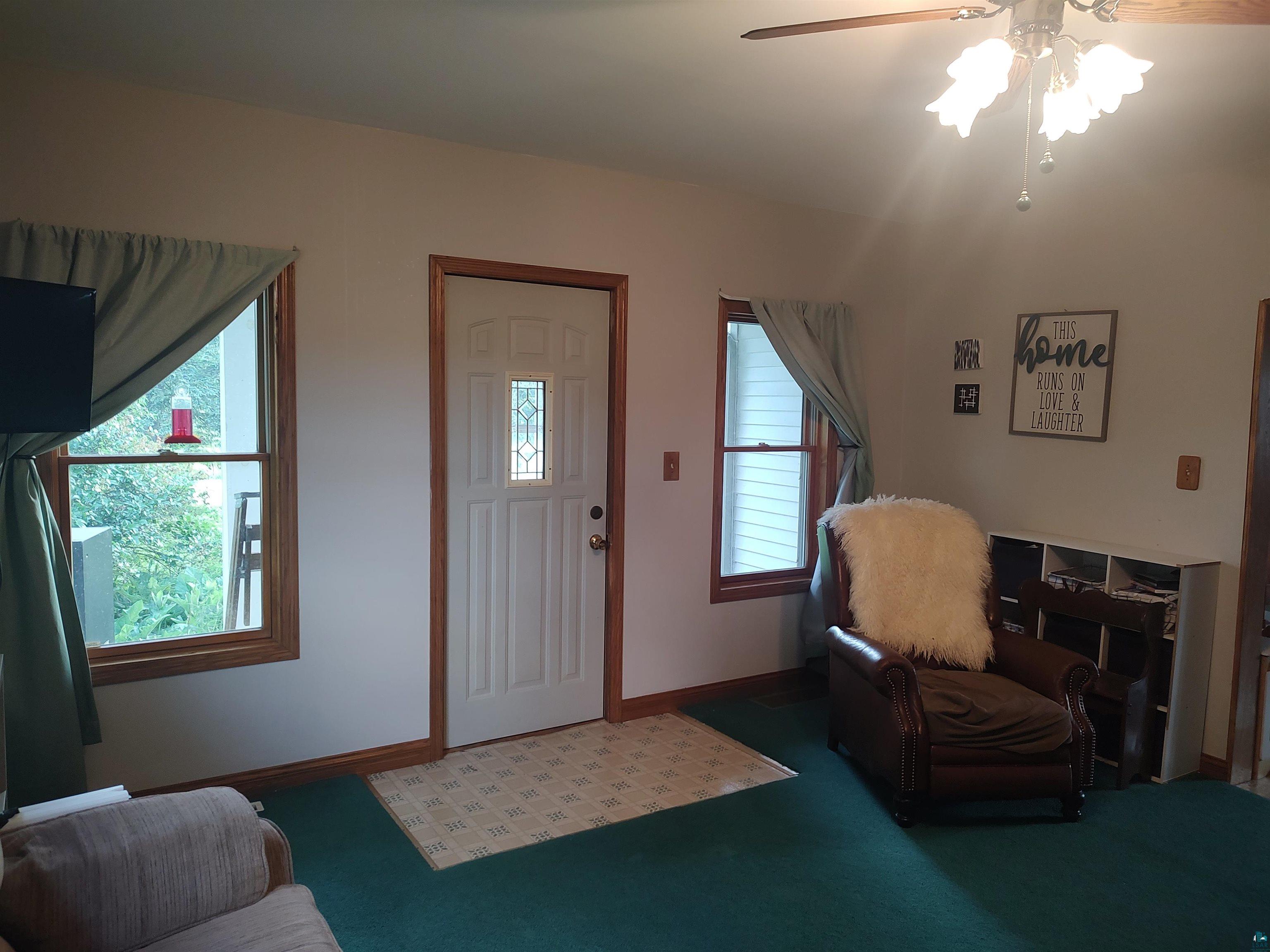 2585 Hautala Road Iron River, WI 54847 - Photo 8 of 28 Entry door with decorative glass insert
