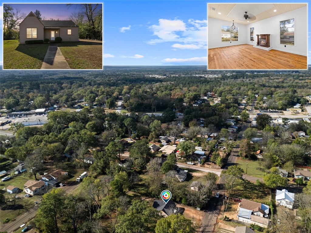204 Jones Street Longview, TX 75602 - Photo 4 of 32 an aerial view of residential houses with outdoor space