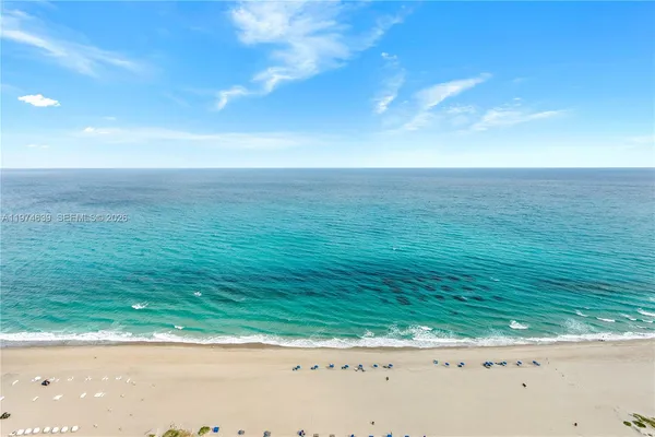 a view of beach and ocean