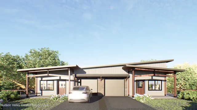 a front view of a house with a porch