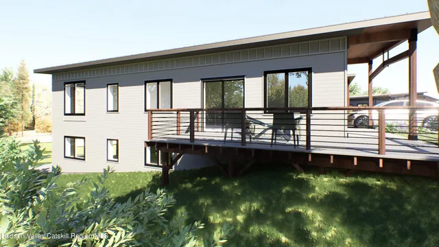 a house view with a outdoor space