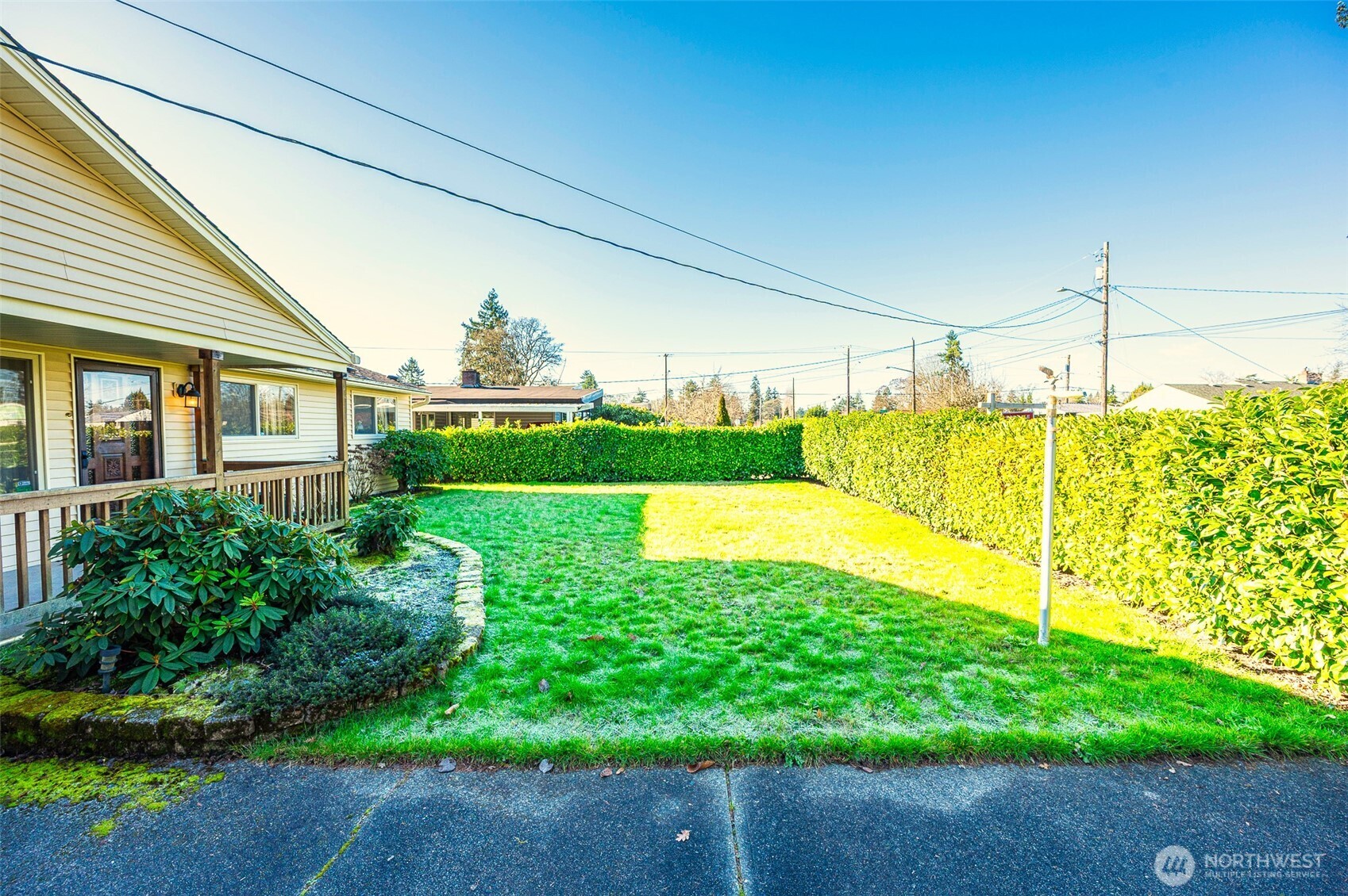 9116 121st Street Southwest Lakewood, WA 98498 - Photo 21 of 24 a view of a big yard with potted plants