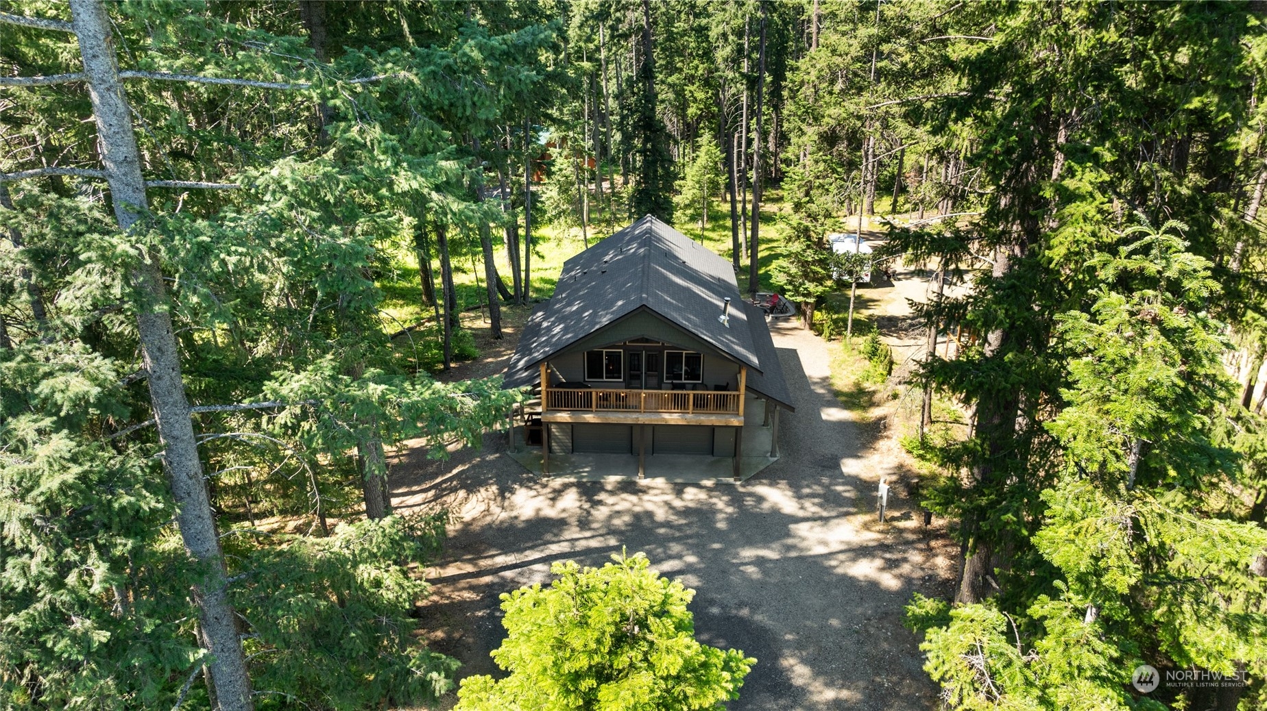 230 Easy Street Ronald, WA 98940 - Photo 36 of 40 a house with trees in front of it