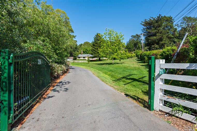 215 Raspberry Lane Sebastopol, CA 95472 - Photo 1 of 1 a view of a street with a park view