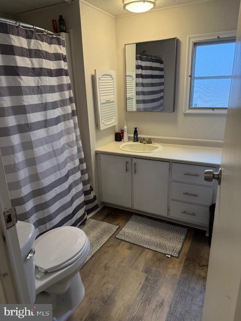 13952 Poplar Grove Road Hagerstown, MD 21742 - Photo 9 of 17 a bathroom with a sink a toilet a mirror and shower curtain