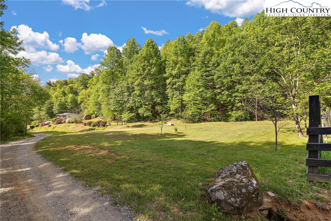 787 Lawrence Greene Road Deep Gap, NC 28618 - Photo 4 of 45 a view of yard with swimming pool and green space
