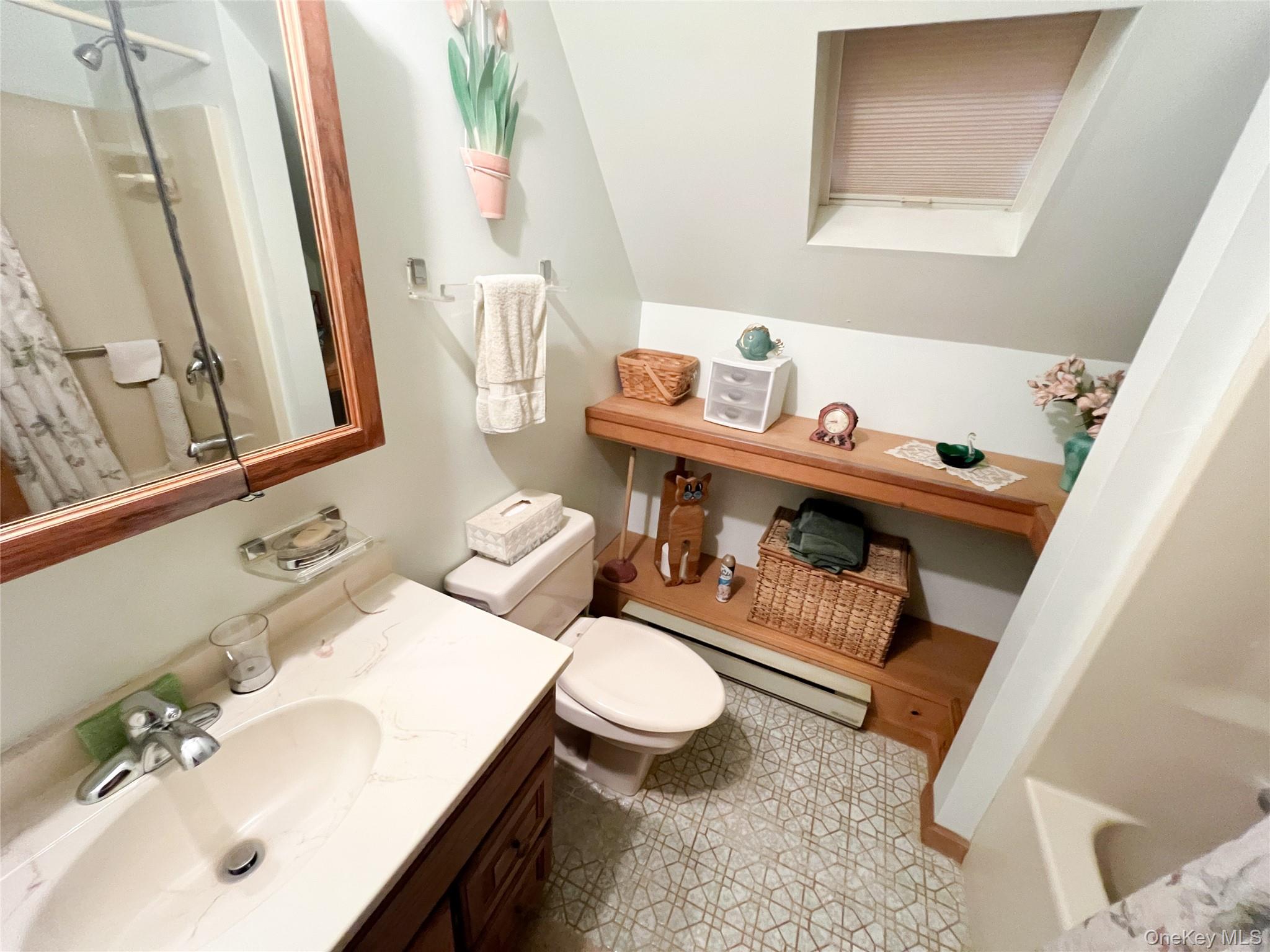 72 Black Lake Road Bethel, NY 12786 - Photo 17 of 22 a bathroom with a sink toilet and mirror