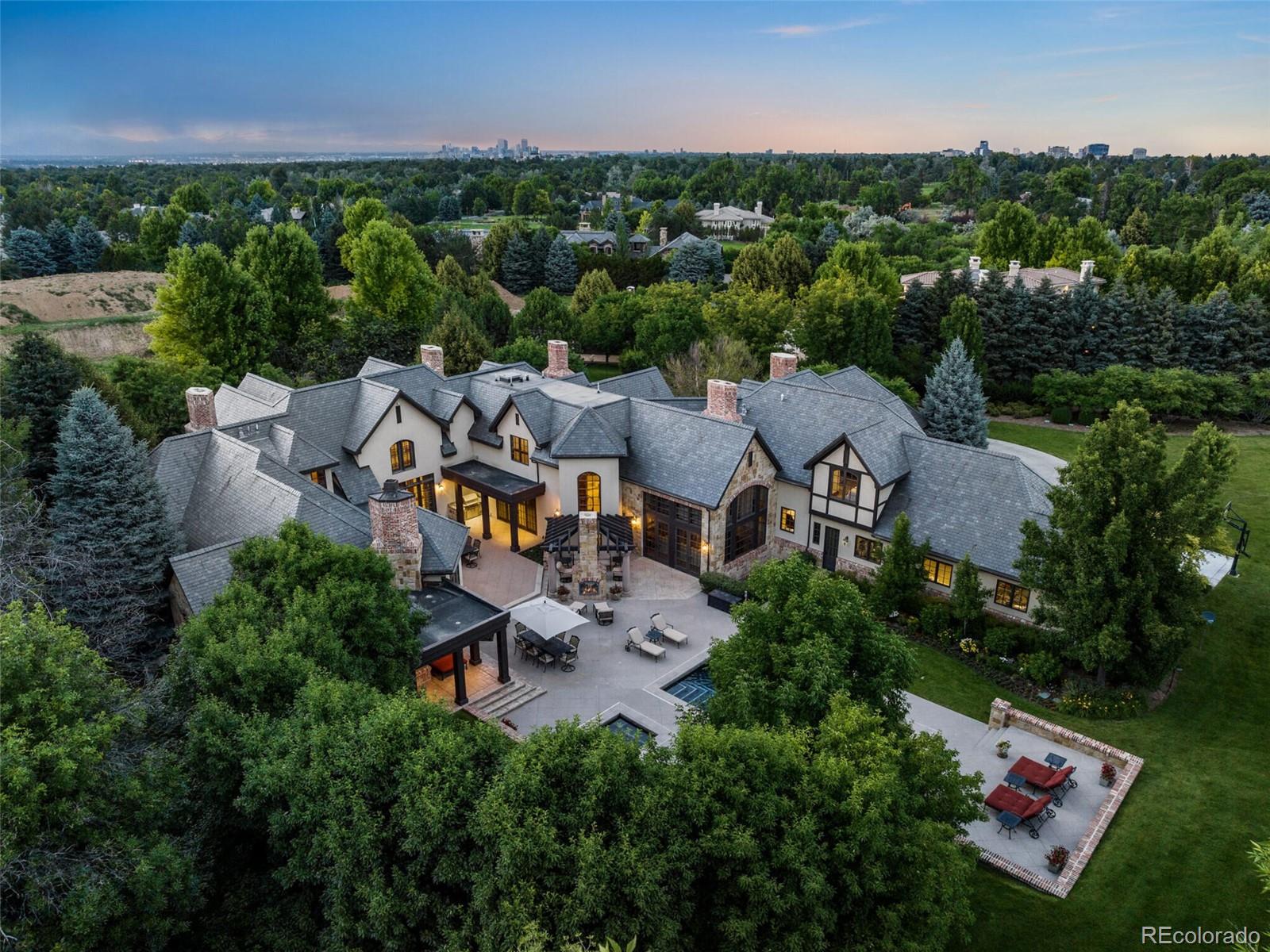 4 Haystack Row Cherry Hills Village, CO 80113 - Photo 10 of 31 an aerial view of a house with outdoor space and street view