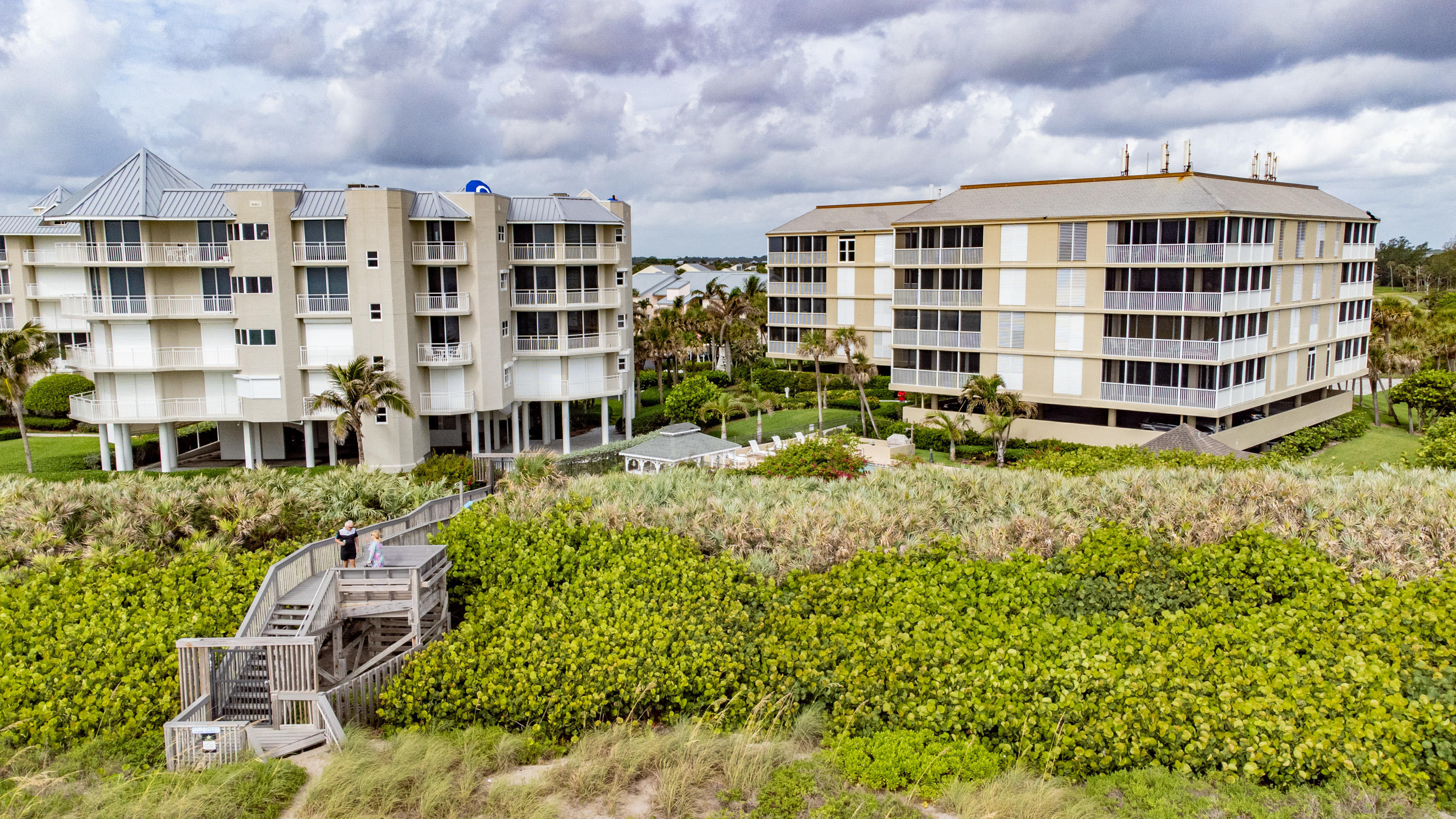 669 Northeast Plantation Road, Unit 308 Jensen Beach, FL 34957 - Photo 26 of 39 Beach Access from Ocean Terrace