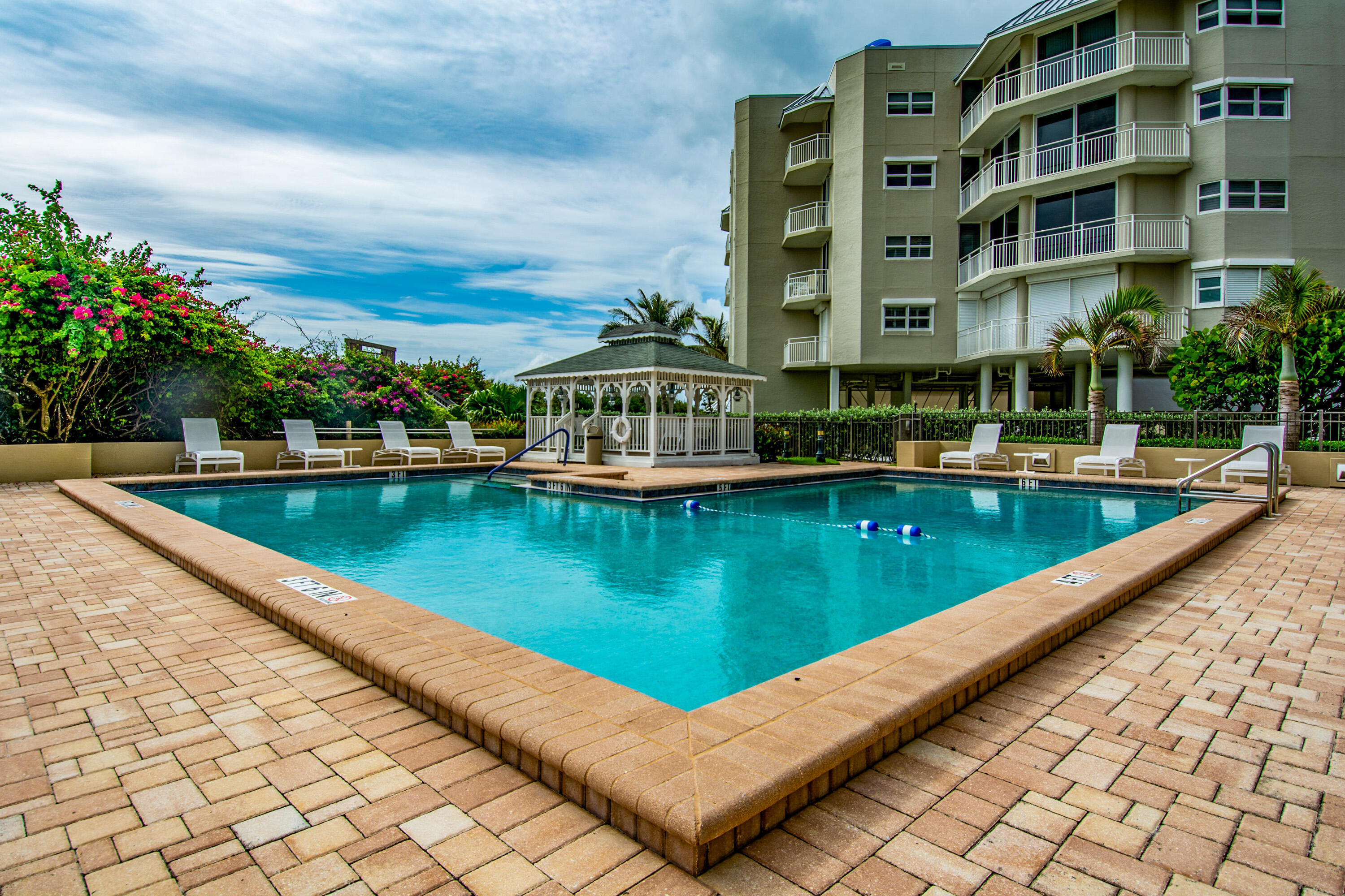 669 Northeast Plantation Road, Unit 308 Jensen Beach, FL 34957 - Photo 4 of 39 Pool- Ocean Terrace