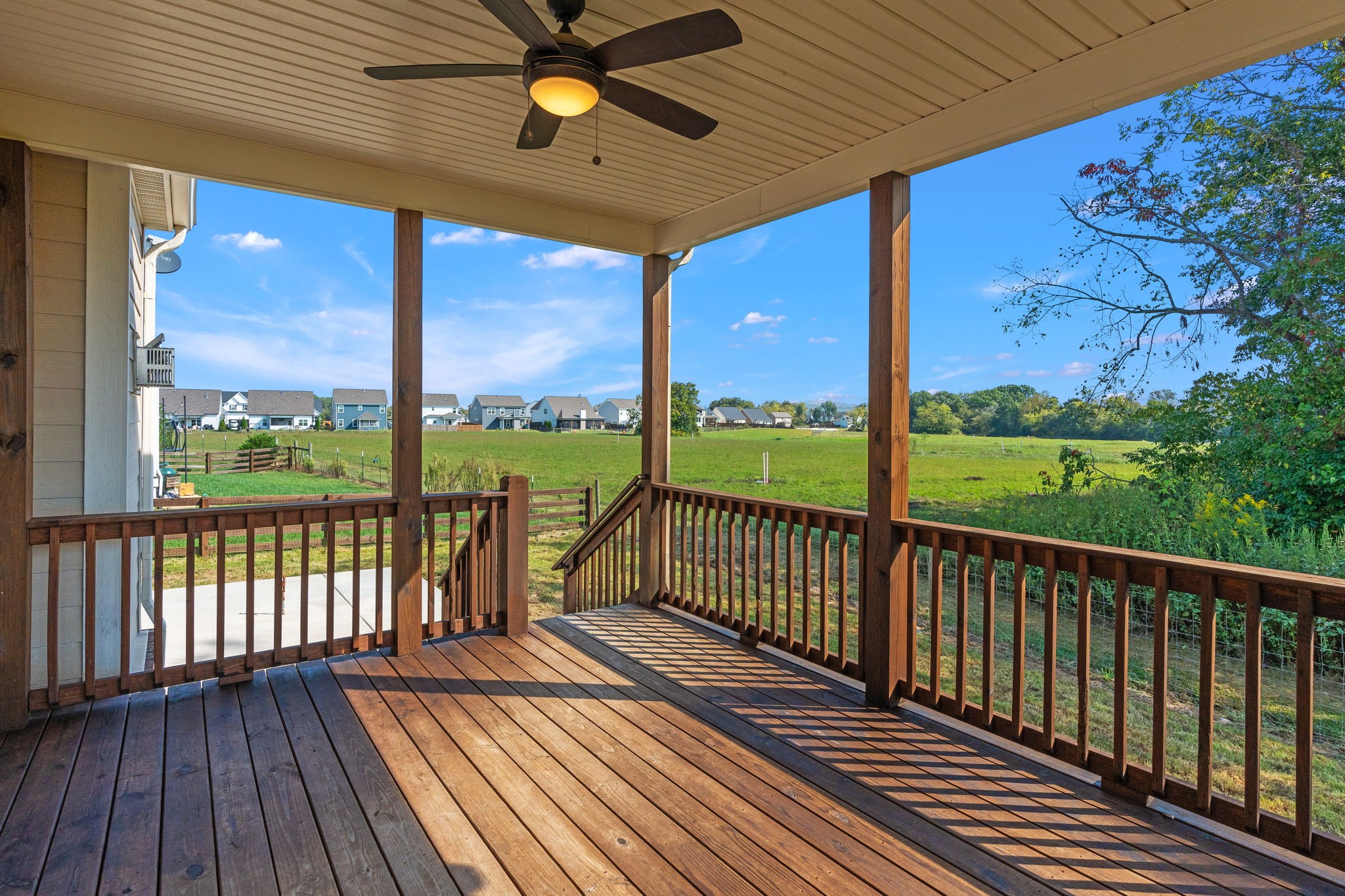 1257 Cotillion Drive Murfreesboro, TN 37128 - Photo 26 of 34 a view of a balcony with wooden floor