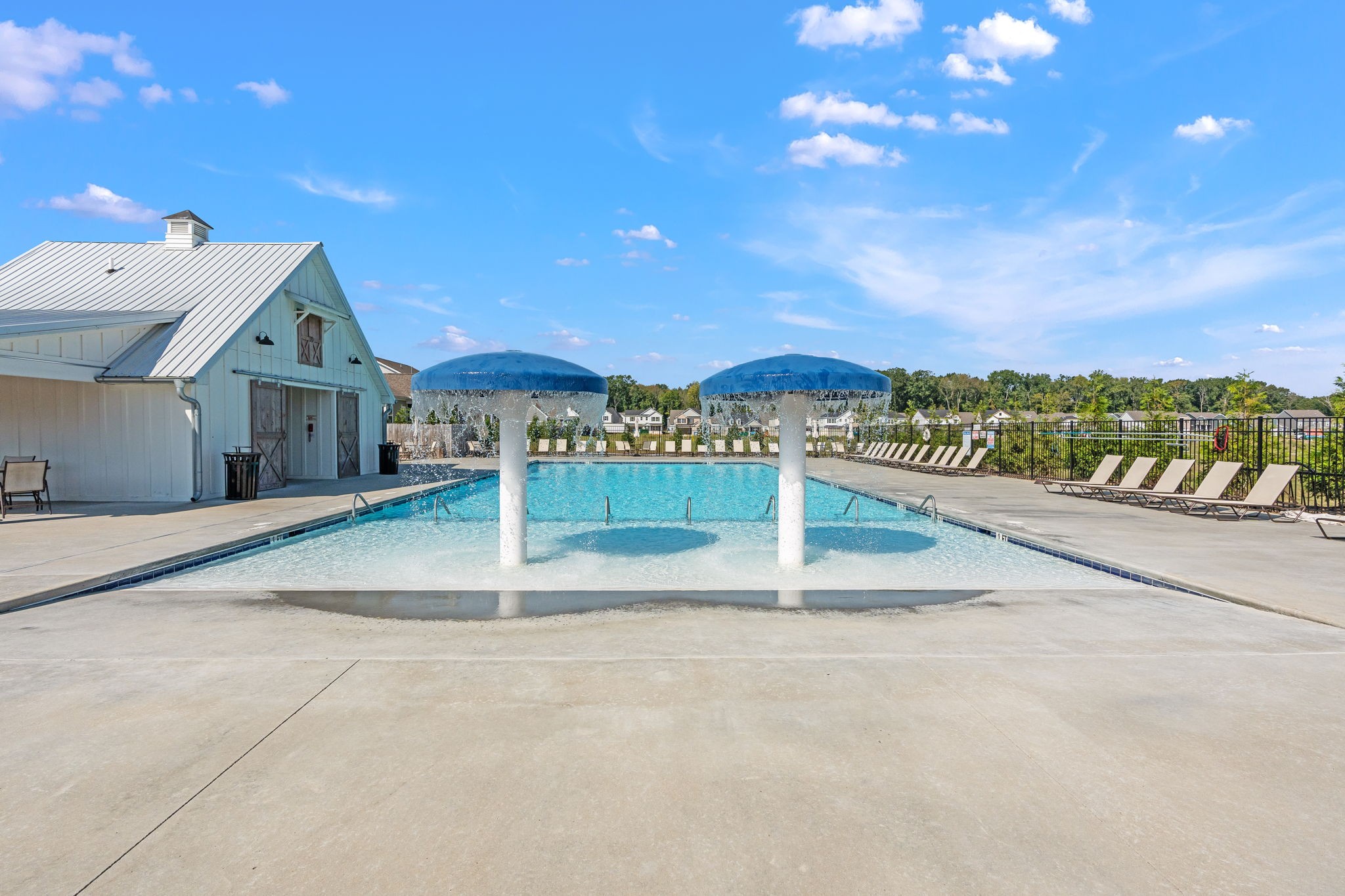 1257 Cotillion Drive Murfreesboro, TN 37128 - Photo 32 of 34 a view of a terrace with a garden