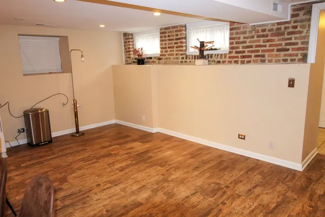 a view of a refrigerator in the kitchen