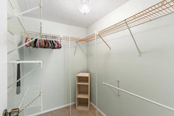 a view of walk in closet