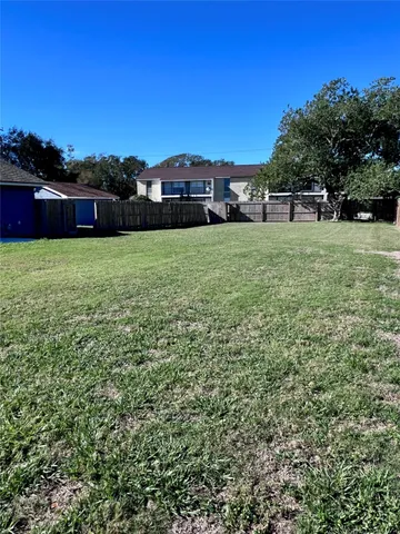 a big yard with lots of green space