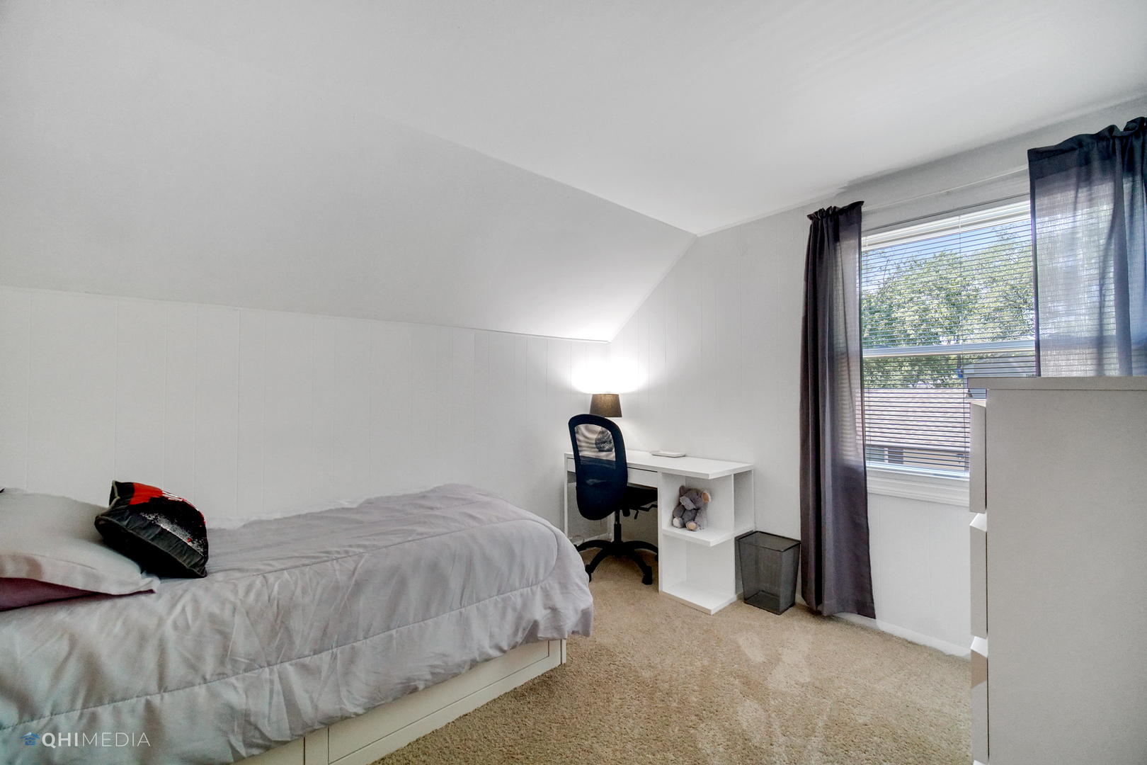 222 Thornhurst Road Bolingbrook, IL 60440 - Photo 19 of 22 a bedroom with a bed and a lamp next to a window