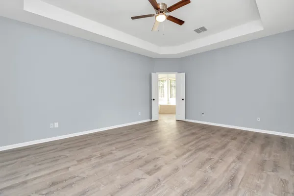 wooden floor in an empty room