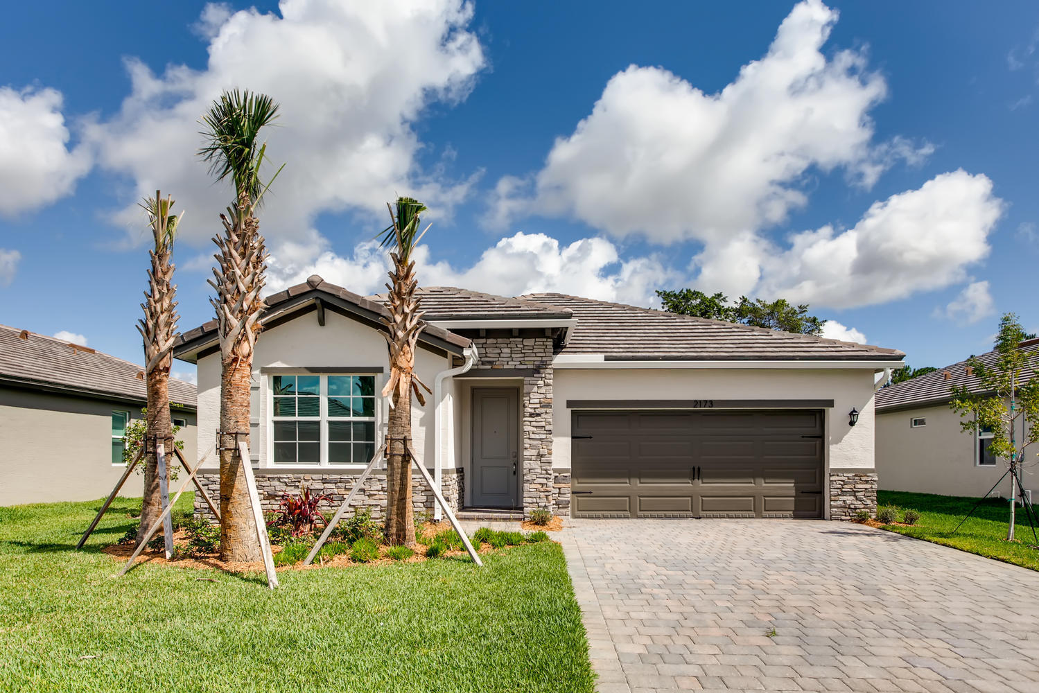 2173 Southwest Raspberry Place Palm City, FL 34990 - Photo 2 of 18 Clifton-large-001-003-Exterior Front-150