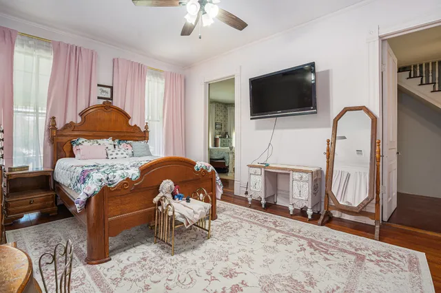 a view of a corridor