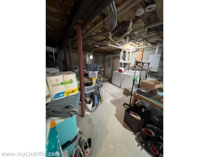 a view of storage and utility room
