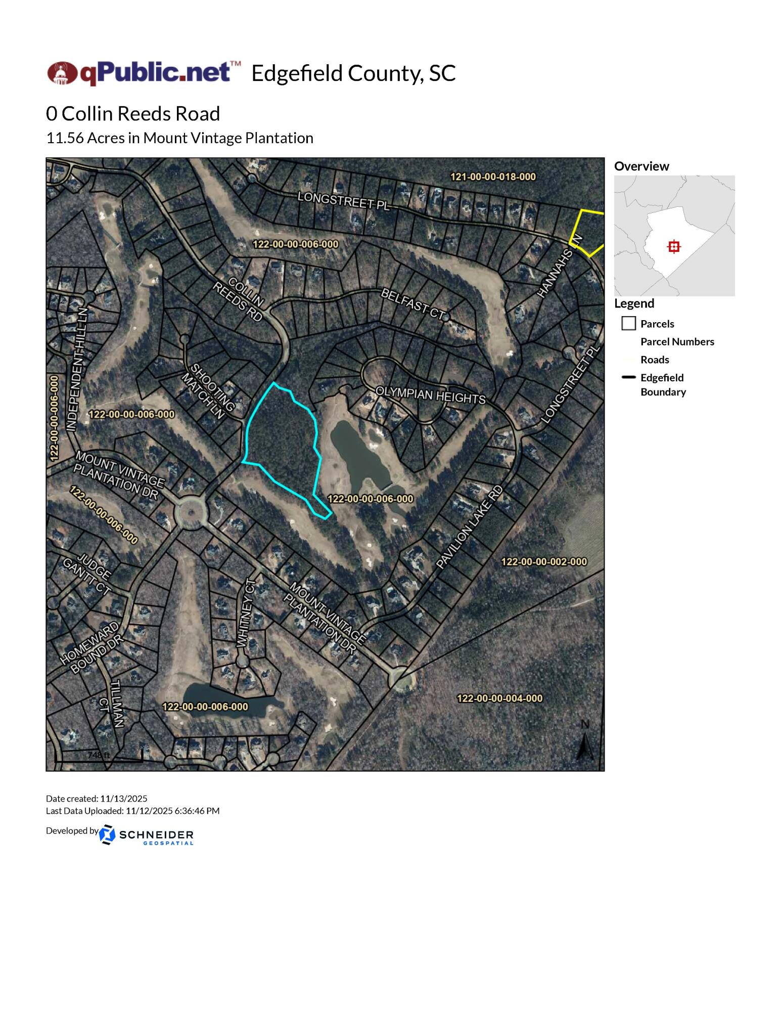 0 Colin Reed's Road North Augusta, SC 29860 - Photo 13 of 13 Tax Map