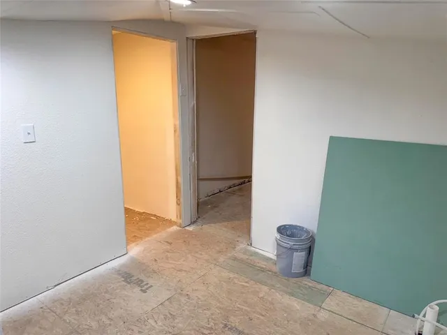 a view of empty room