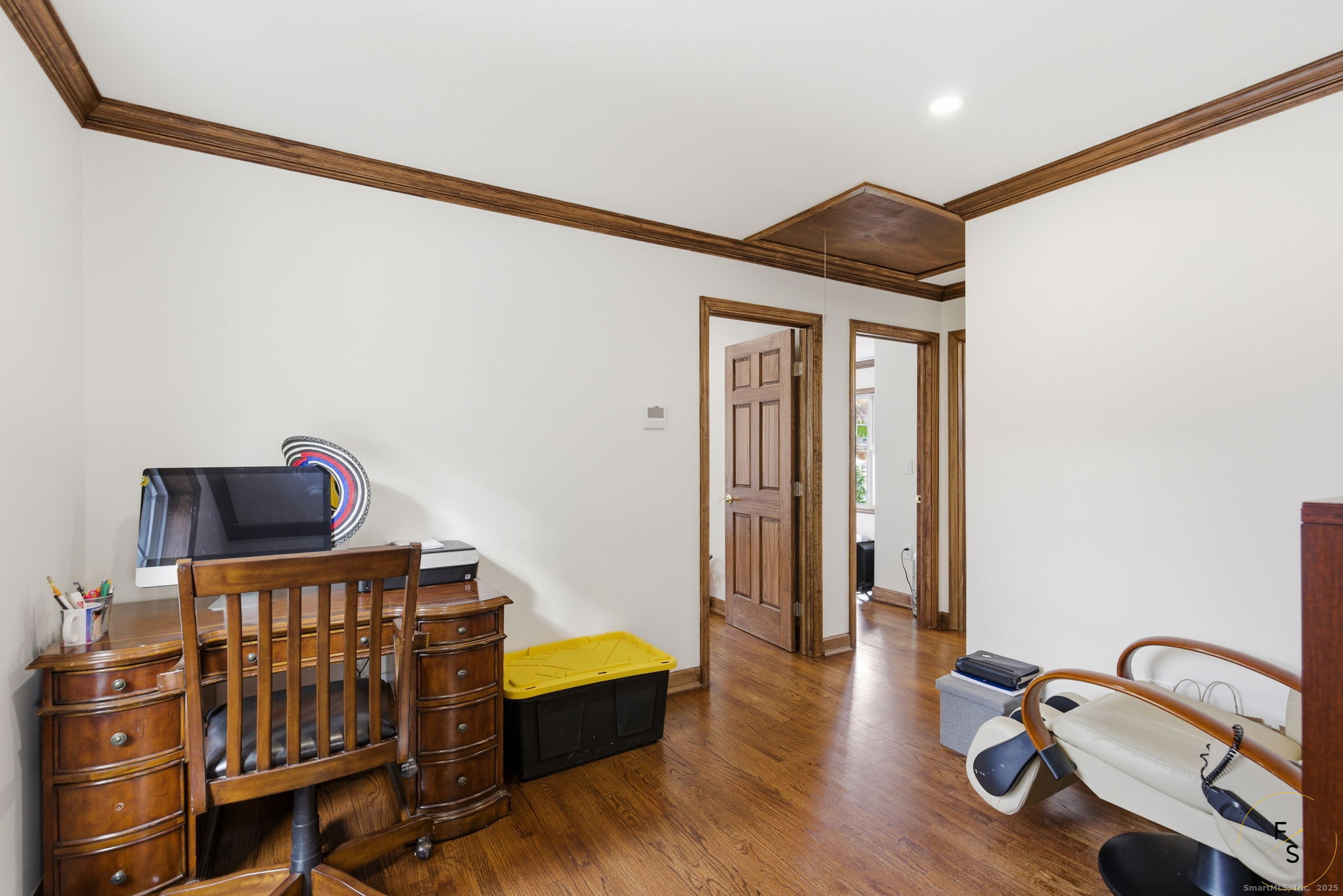 29 Priscilla Road Norwalk, CT 06850 - Photo 13 of 40 a bedroom with furniture and wooden floor