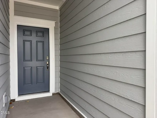 a view of front door