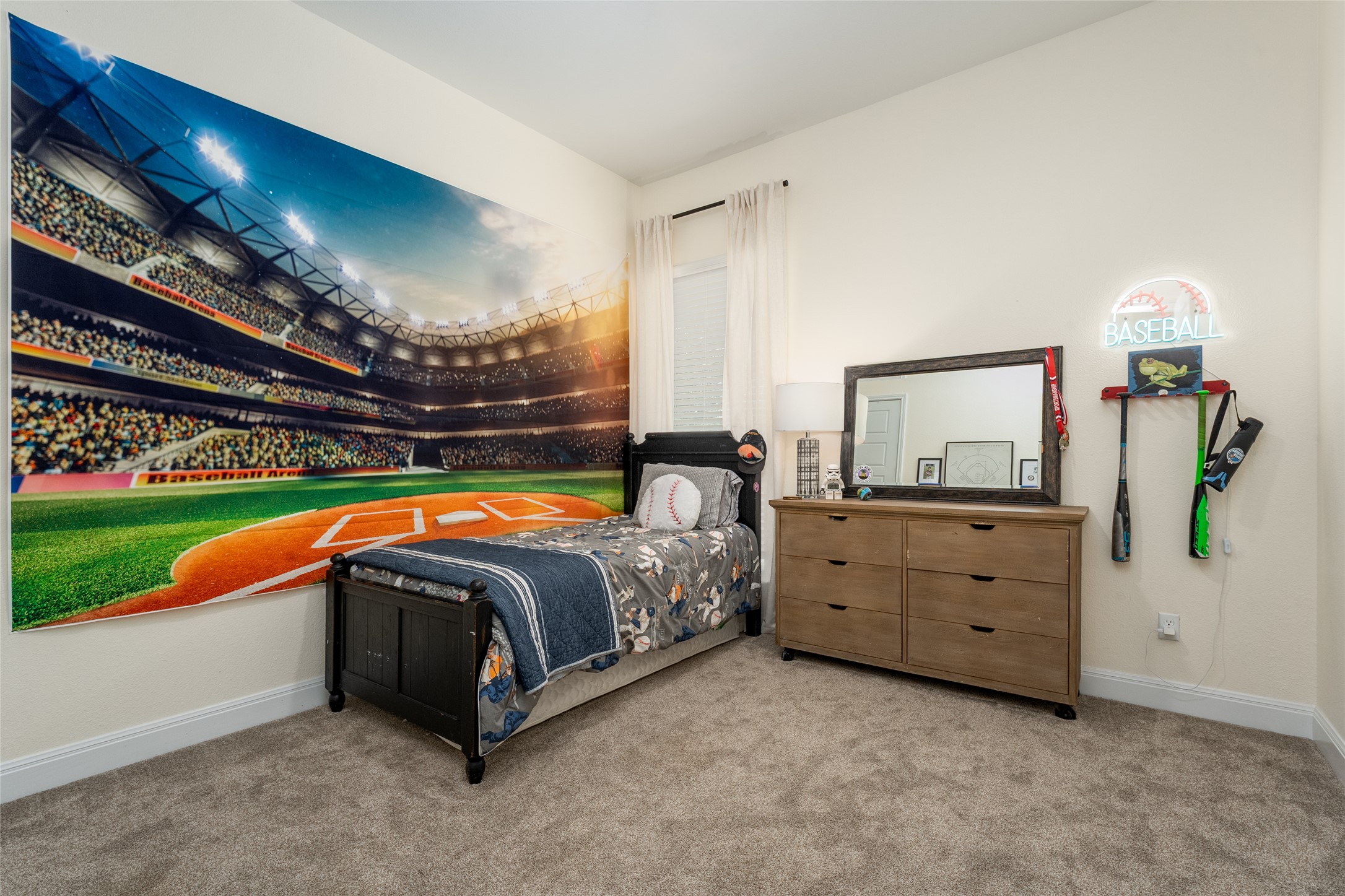 1225 Grassy Field Road Austin, TX 78737 - Photo 21 of 40 Bedroom with carpet floors and baseboards