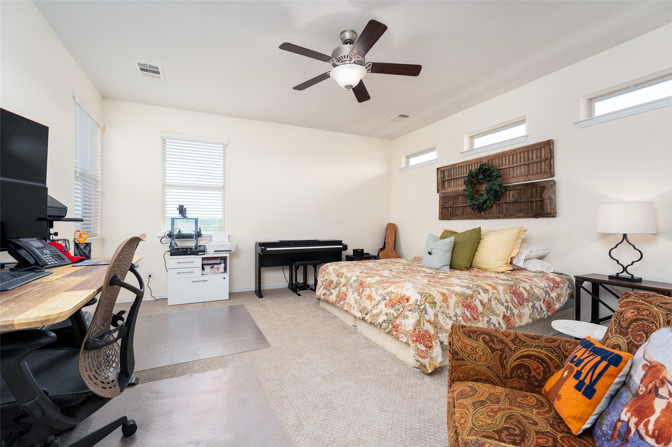 1225 Grassy Field Road Austin, TX 78737 - Photo 34 of 40 Carpeted Bonus Room with Full Bath