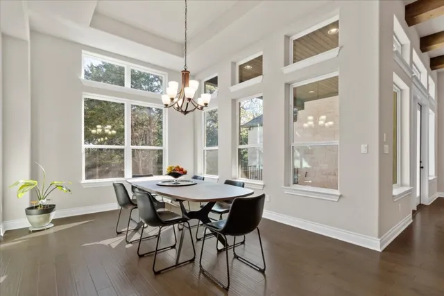 a spacious bathroom with a double vanity sink mirror and