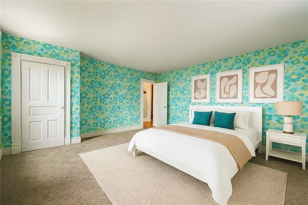 272 Shaffer Road Beaver Falls, PA 15010 - Photo 21 of 38 a bedroom with a bed and a large window