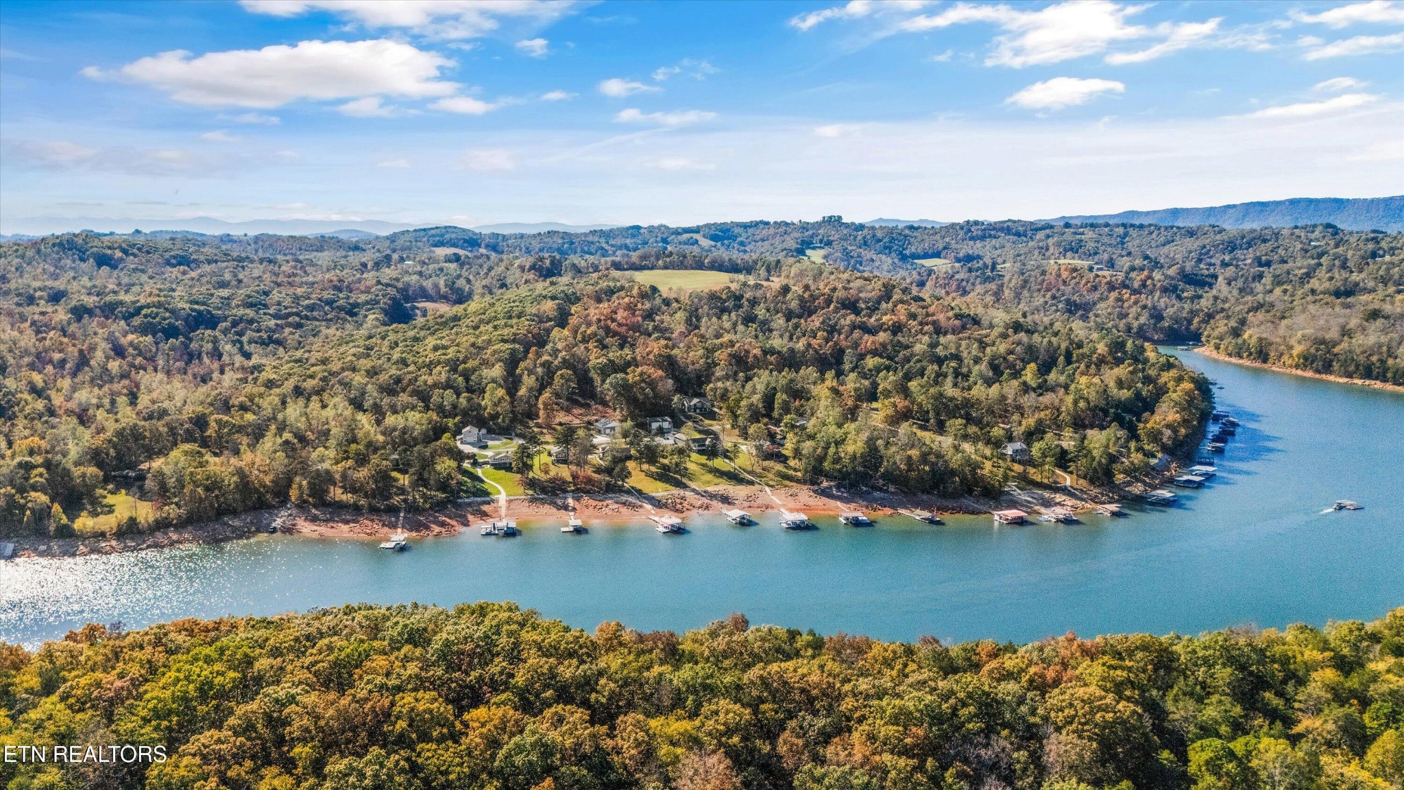 620 East Norris Point Road La Follette, TN 37766 - Photo 46 of 48 an aerial view of valley and lake