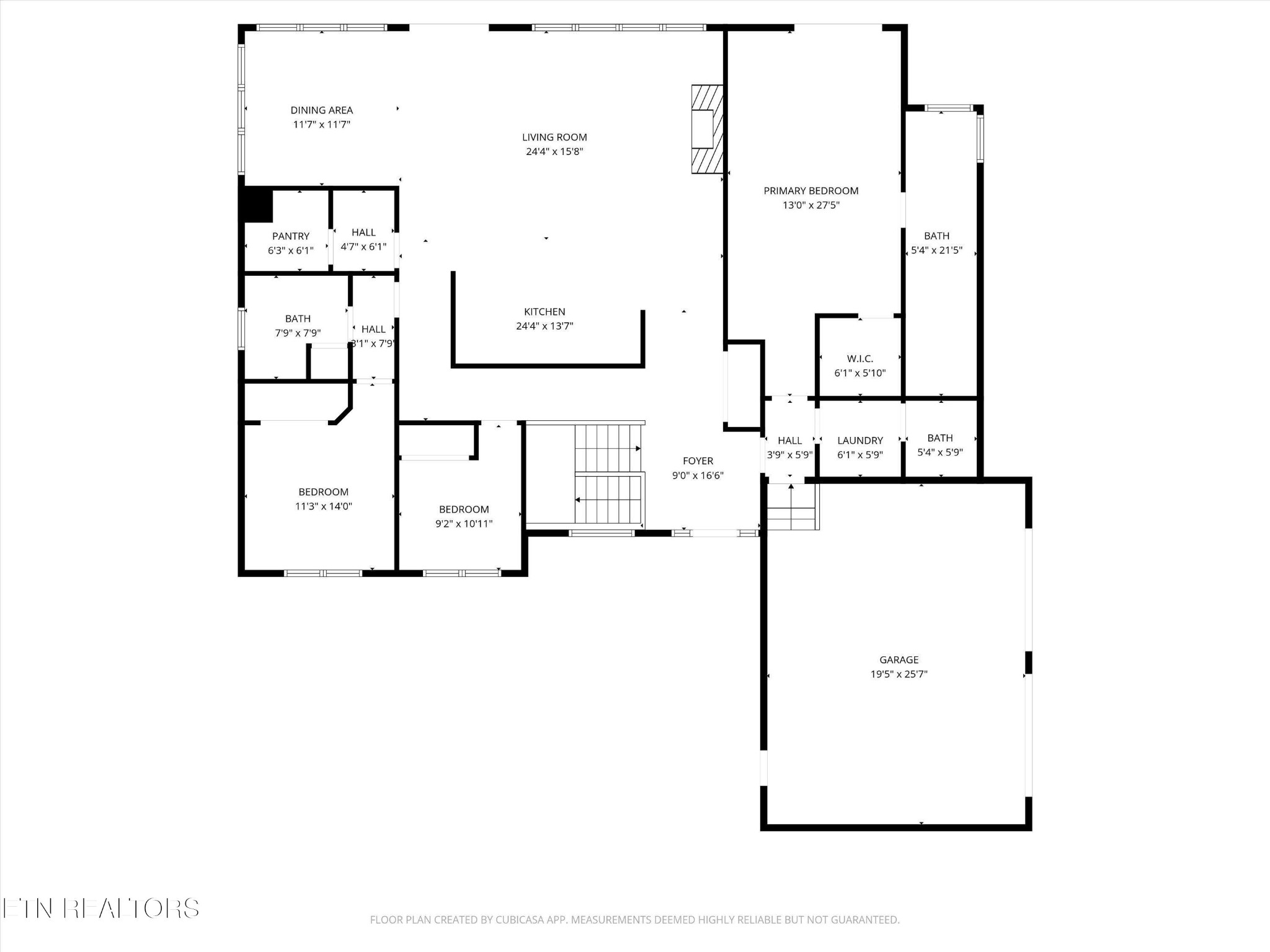 620 East Norris Point Road La Follette, TN 37766 - Photo 47 of 48 a picture of a floor plan