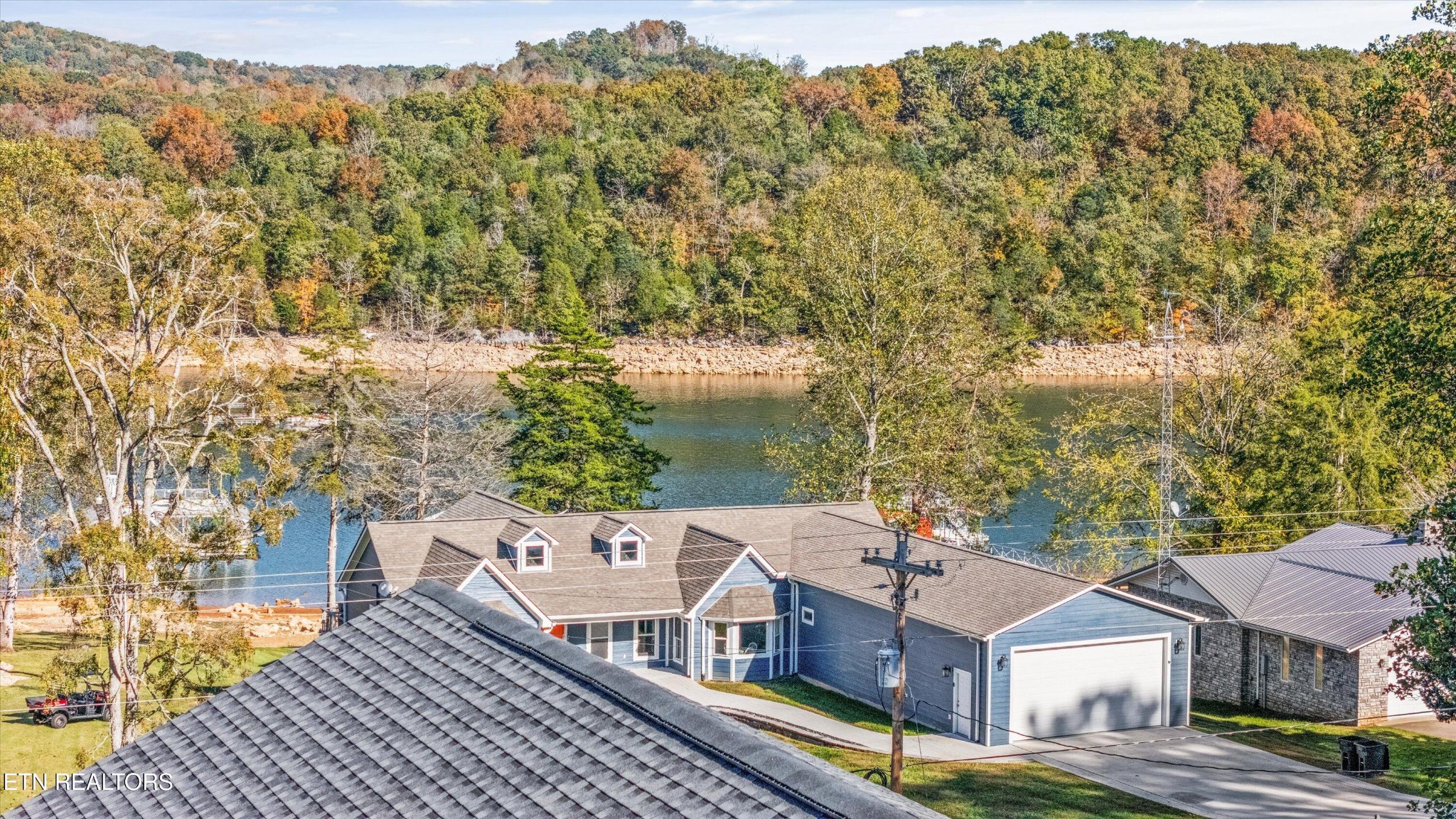 620 East Norris Point Road La Follette, TN 37766 - Photo 7 of 48 a view of a city from a balcony