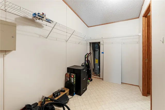a view of a storage & utility room