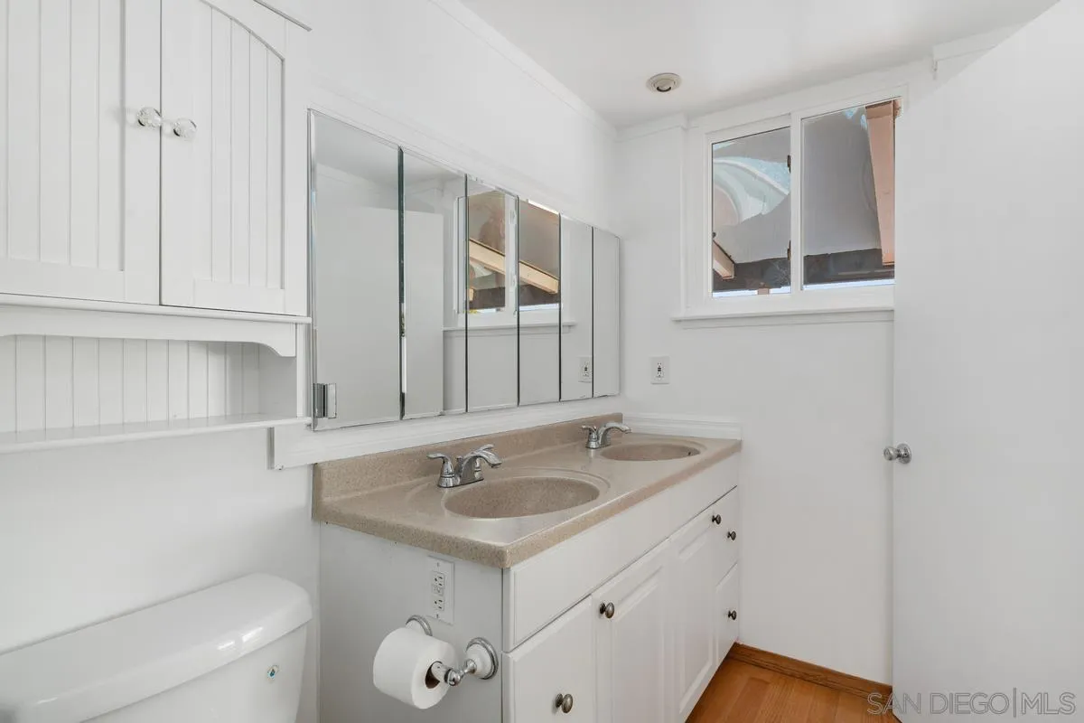 14186 Recuerdo Drive Del Mar, CA 92014 - Photo 32 of 35 a bathroom with a sink and a toilet