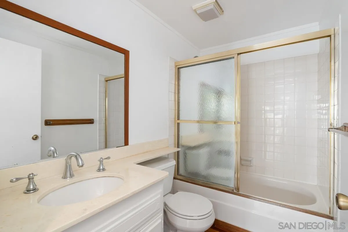 14186 Recuerdo Drive Del Mar, CA 92014 - Photo 35 of 35 a bathroom with a bathtub shower sink vanity and toilet