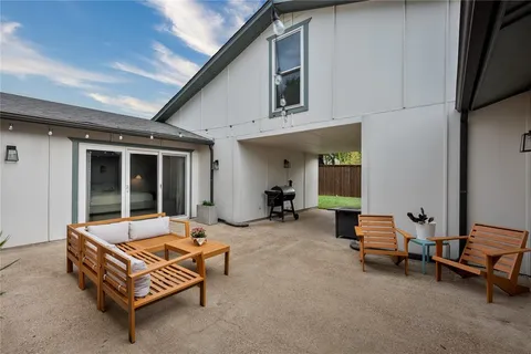 a view of outdoor space and porch