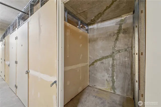 a view of parking garage