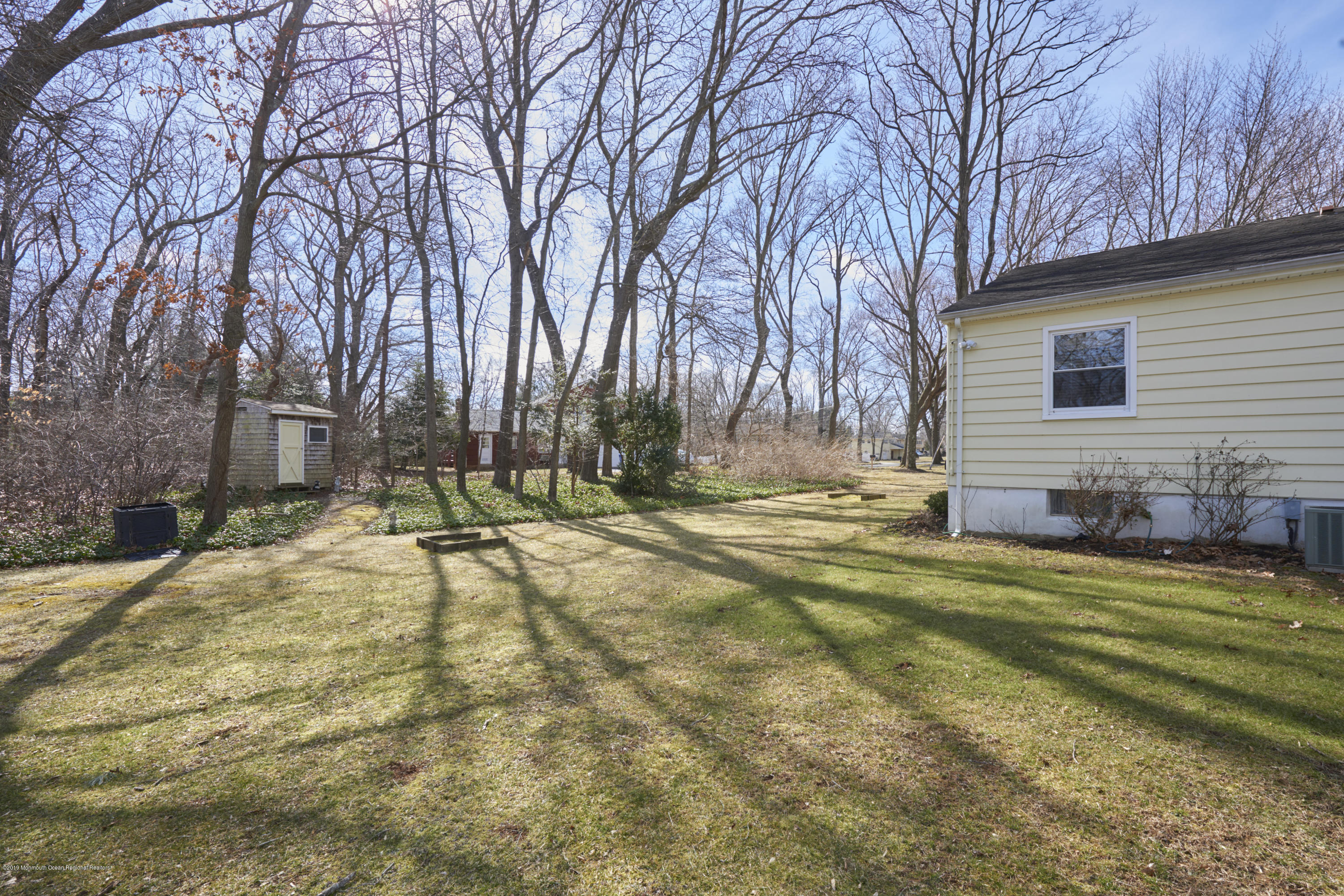 2 Hamilton Hill Road Lincroft, NJ 07738 - Photo 5 of 30 a view of yard with swimming pool and trees