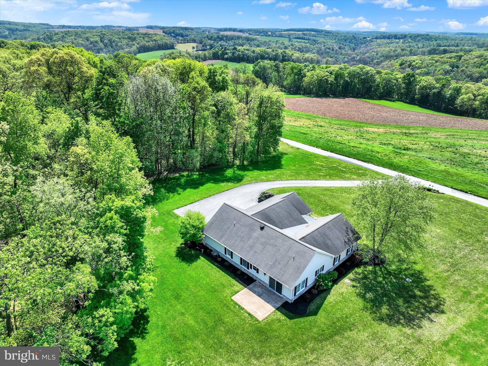 4192 Evergreen Road Felton, PA 17322 - Photo 41 of 46 an aerial view of a house with big yard