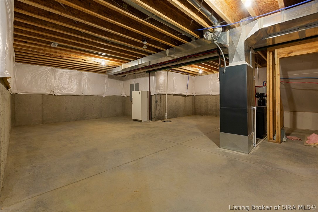 213 Colonels Way Henryville, IN 47126 - Photo 56 of 64 Over 1300 Sq Feet of unfinished space for future or storage