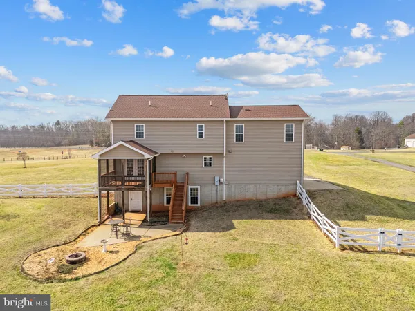 a view of a swimming pool with an ocean view