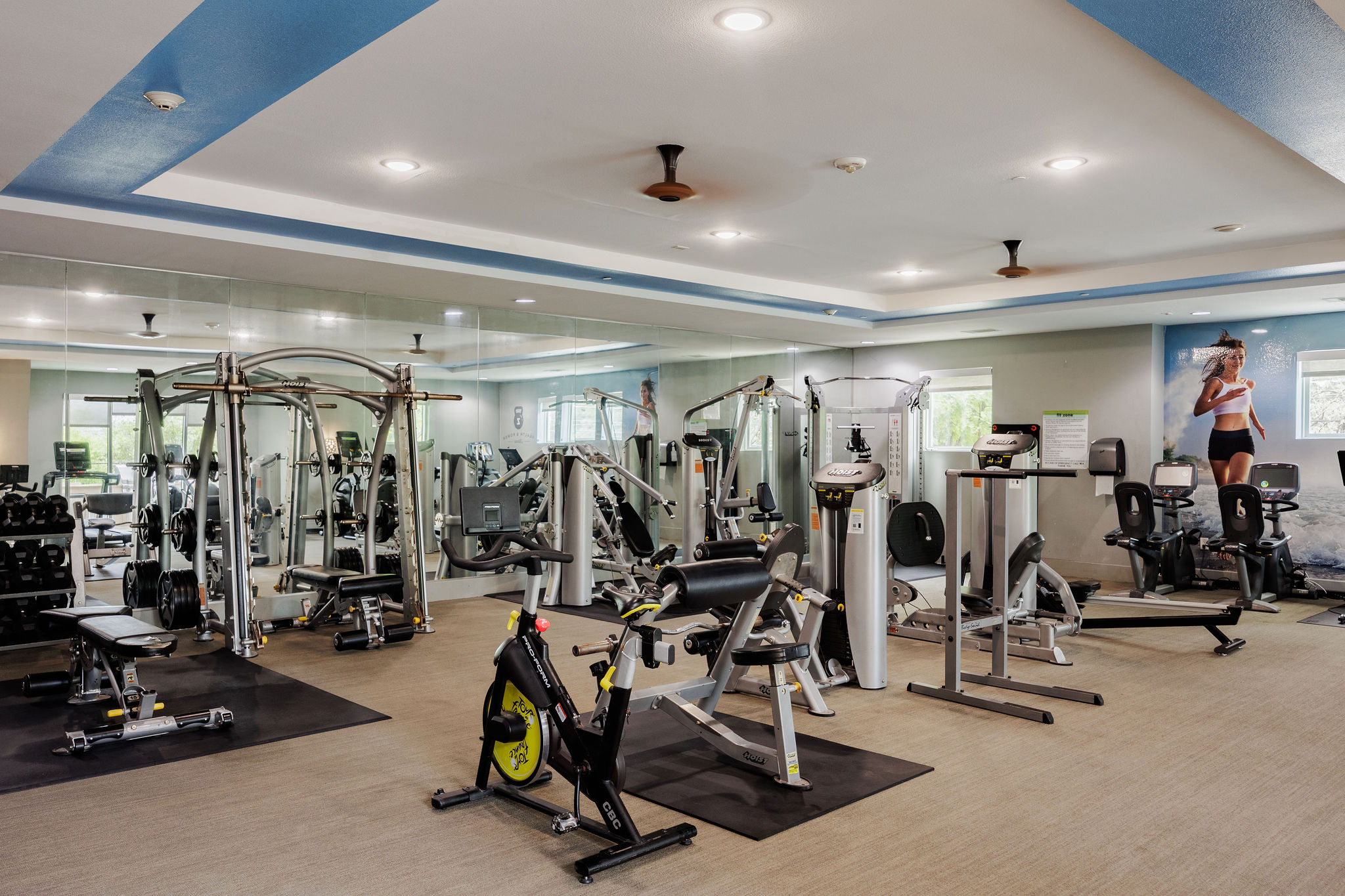 1900 Barton Springs Road, Unit 3028 Austin, TX 78704 - Photo 30 of 31 a view of a room with gym equipment