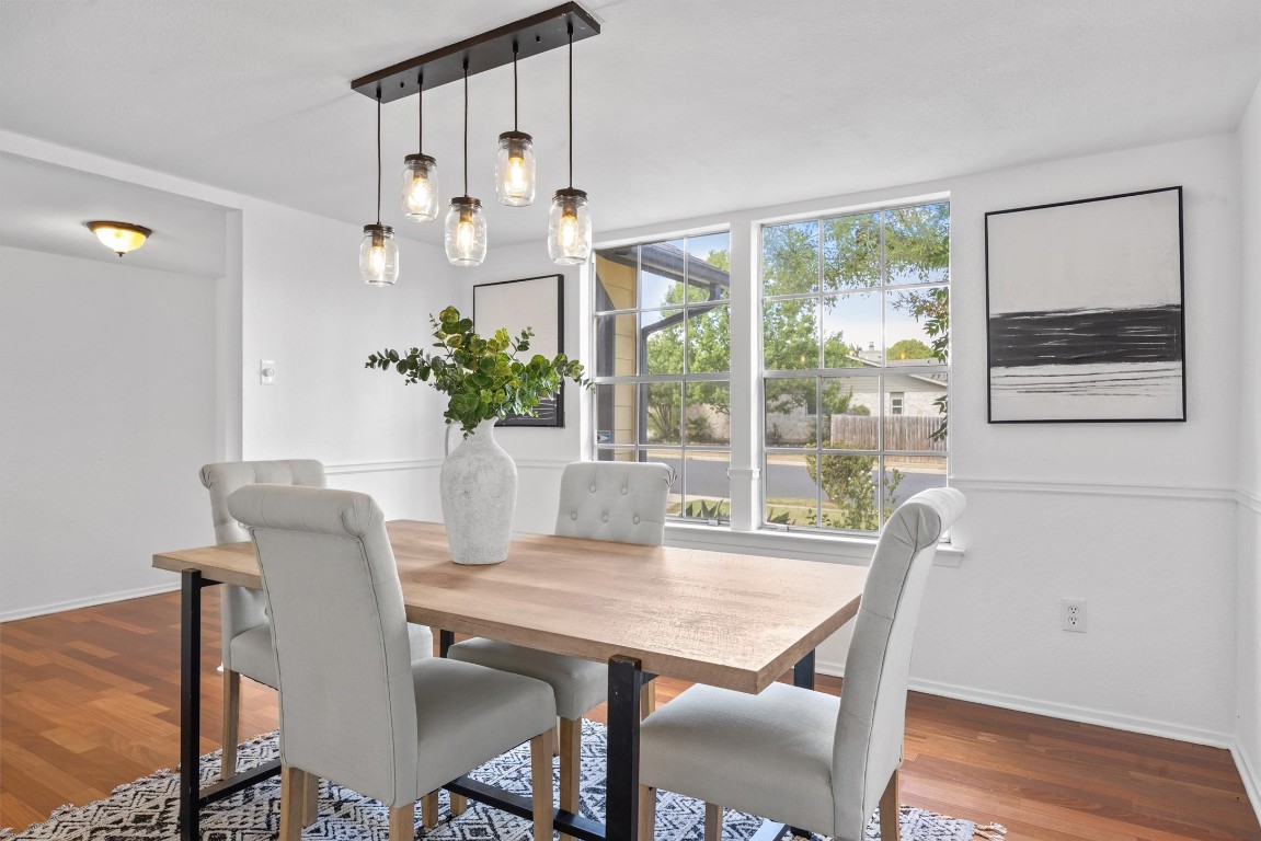 5217 Summerset Trail Austin, TX 78749 - Photo 17 of 38 a view of a dining room with furniture window and outside view