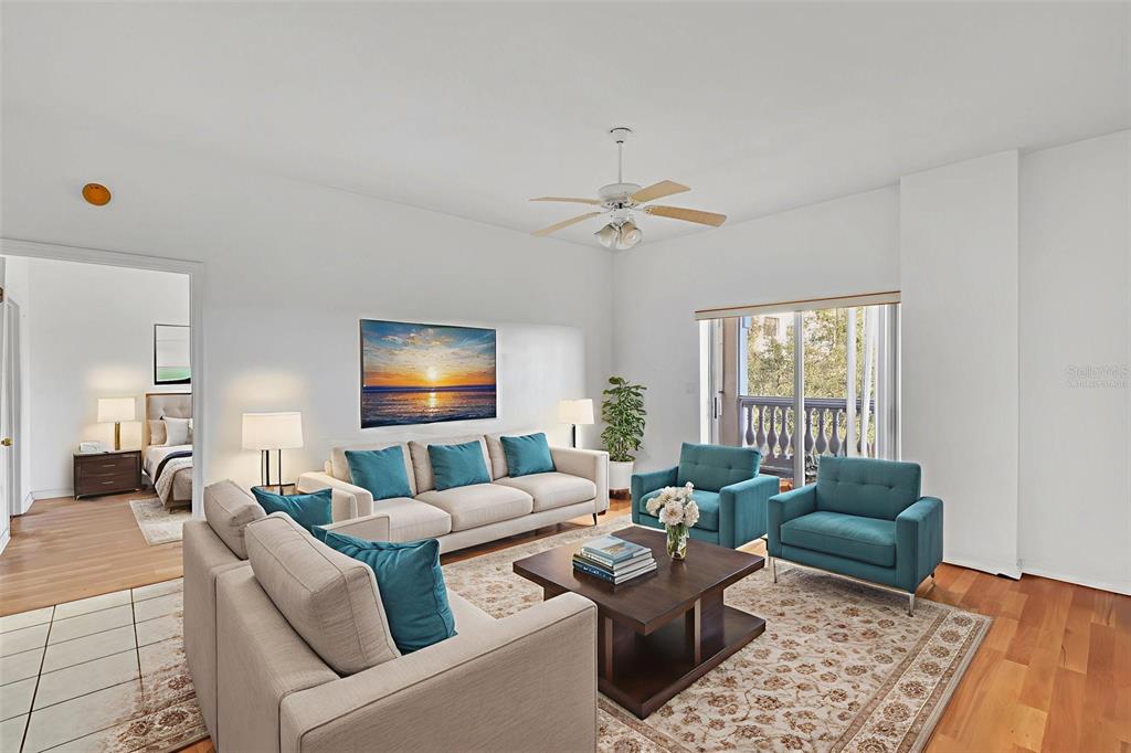 3730 Cadbury Circle, Unit 431 Venice, FL 34293 - Photo 7 of 34 a living room with furniture and a window