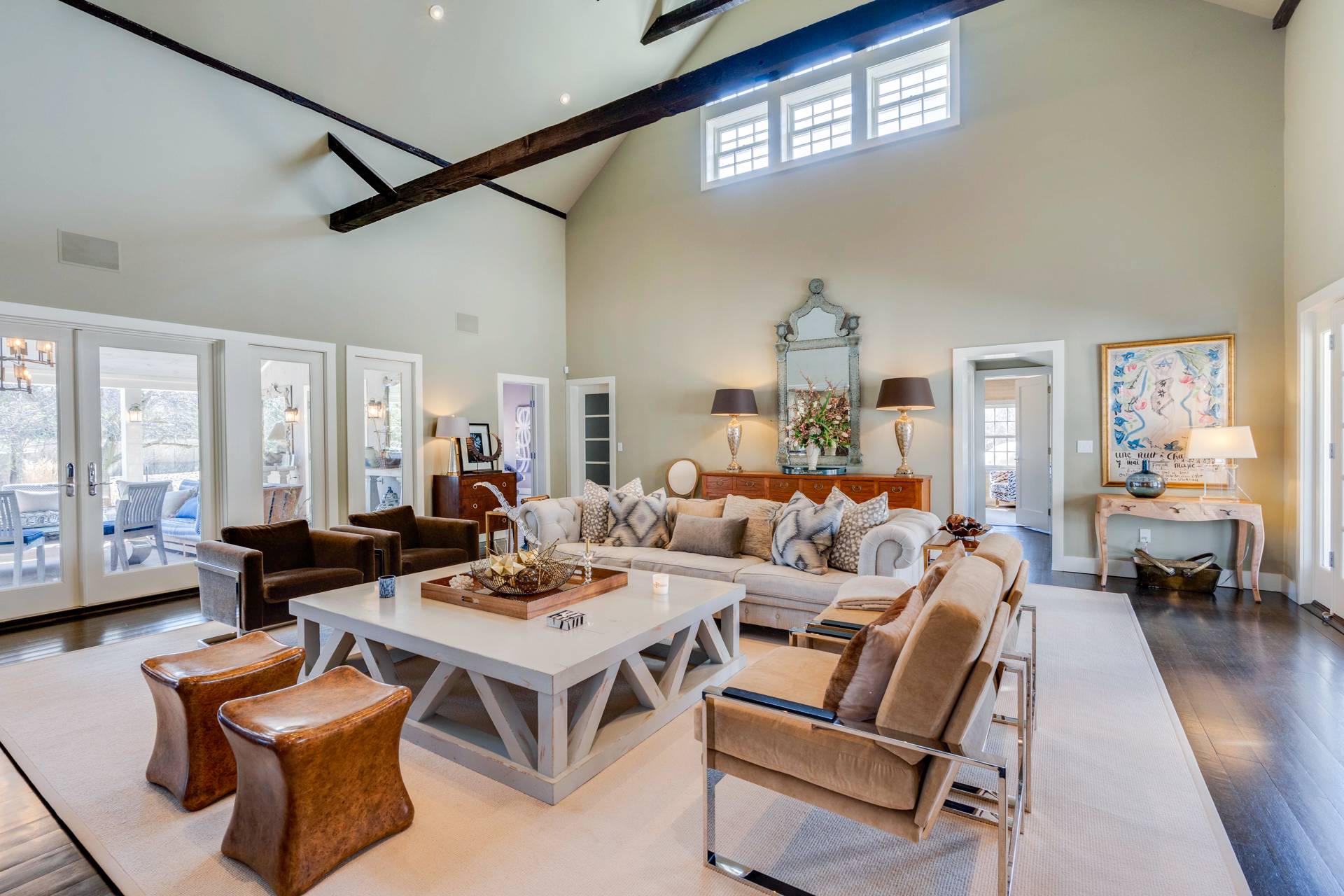 274 Ferry Road Sag Harbor, NY 11963 - Photo 16 of 50 a living room with furniture and a large window