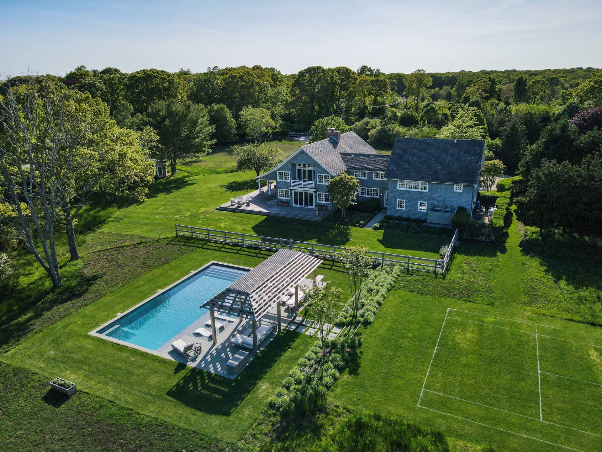 274 Ferry Road Sag Harbor, NY 11963 - Photo 6 of 50 an aerial view of a house
